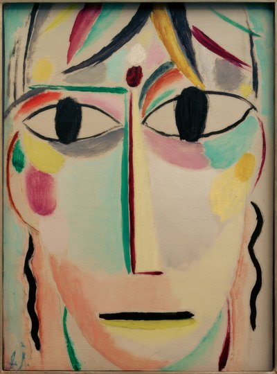 Visage du Sauveur: Attente - Alexej von Jawlensky